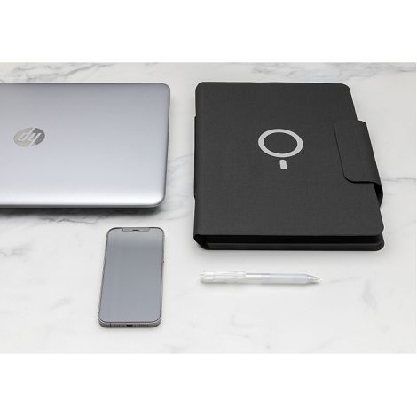 Conférencier A4 avec chargeur induction 10W Artic