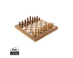 Jeu d'échecs pliable en bois FSC®