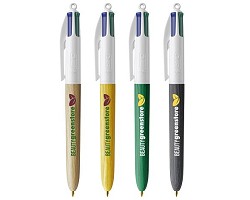 BIC® 4 Couleurs Wood Style