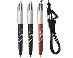 BIC® 4 Couleurs Soft with Lanyard