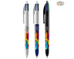 BIC® 4 Couleurs bille + Lanyard