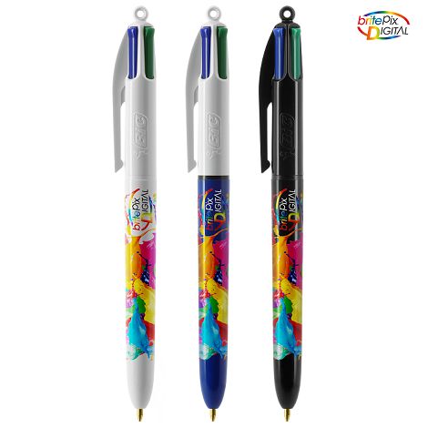 BIC® 4 Couleurs bille + Lanyard