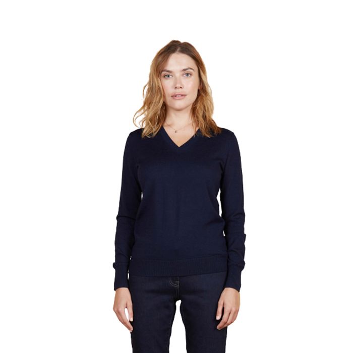  PULL COL V FEMME