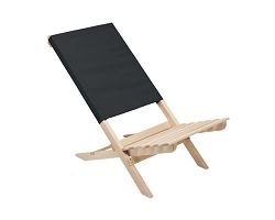 Chaise de plage pliable en bois