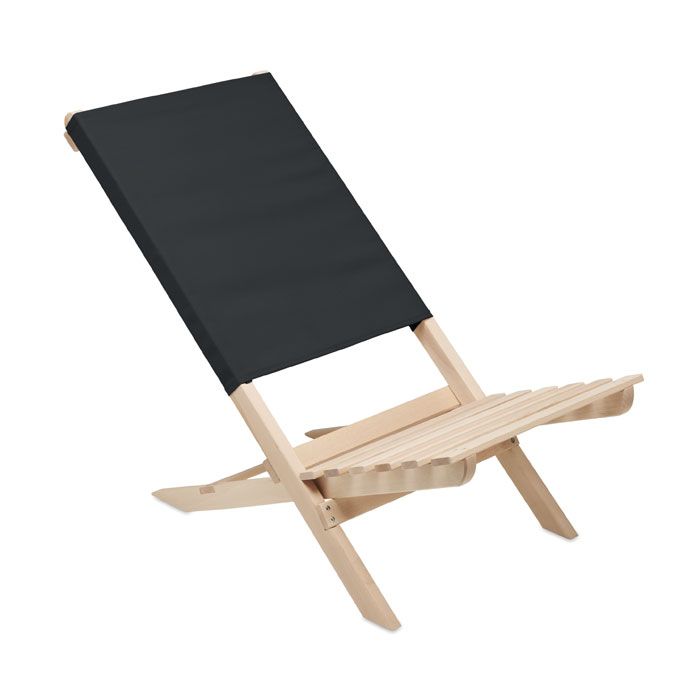  Chaise de plage pliable en bois