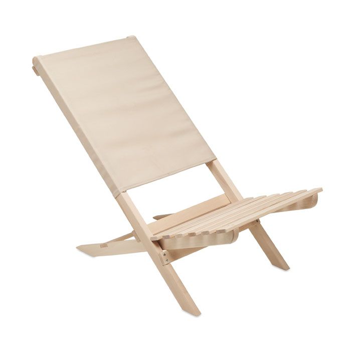  Chaise de plage pliable en bois