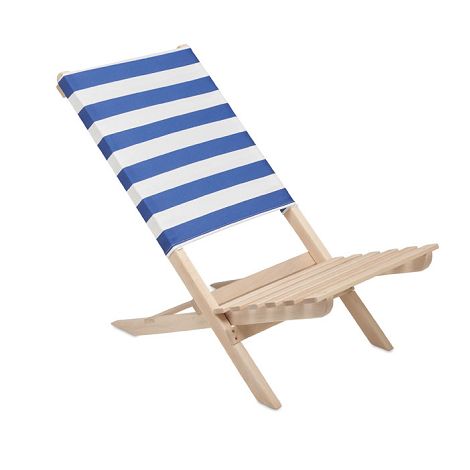  Chaise de plage pliable en bois