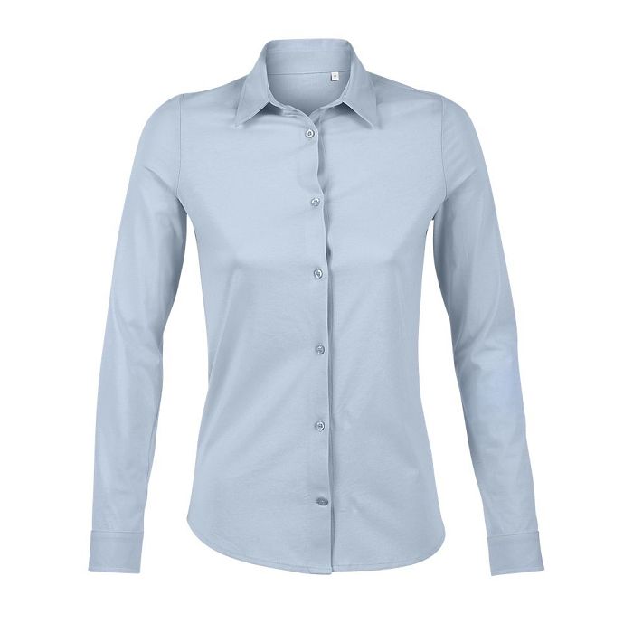  CHEMISE EN JERSEY MERCERISÉ FEMME