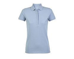 POLO PIQUÉ PATTE CACHÉE FEMME