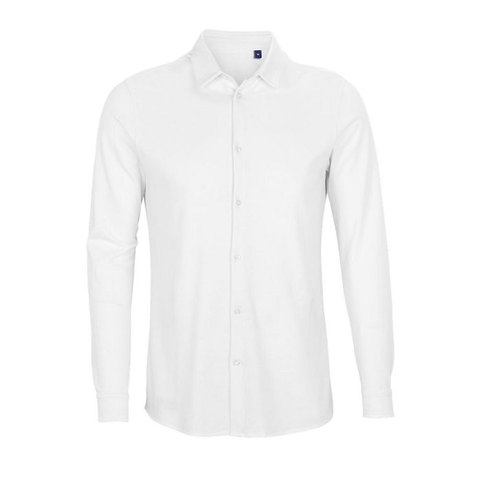  CHEMISE EN COTON PIQUÉ HOMME