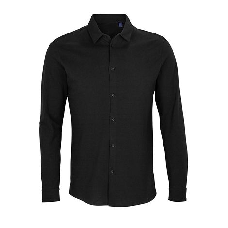  CHEMISE EN COTON PIQUÉ HOMME