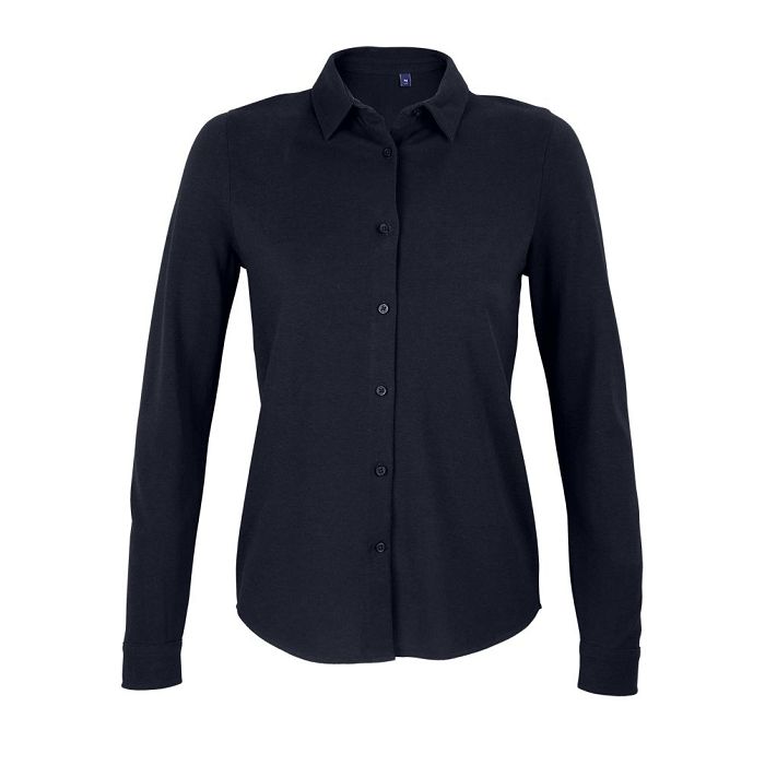  CHEMISE EN COTON PIQUÉ FEMME