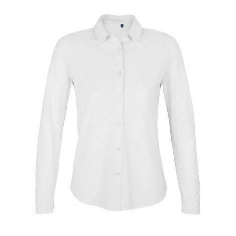  CHEMISE EN COTON PIQUÉ FEMME