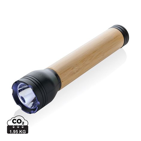  Lampe 5W en plastique recyclé RCS et bambou Lucid