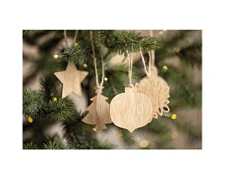 Décorations de Noël en bois