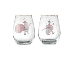 Set de 2 verres de Noël