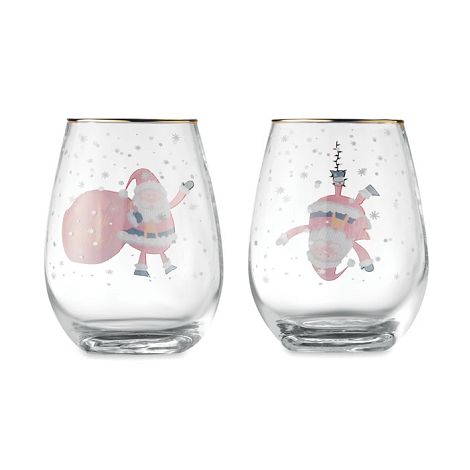  Set de 2 verres de Noël