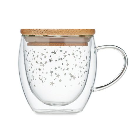  Tasse double paroi en verre