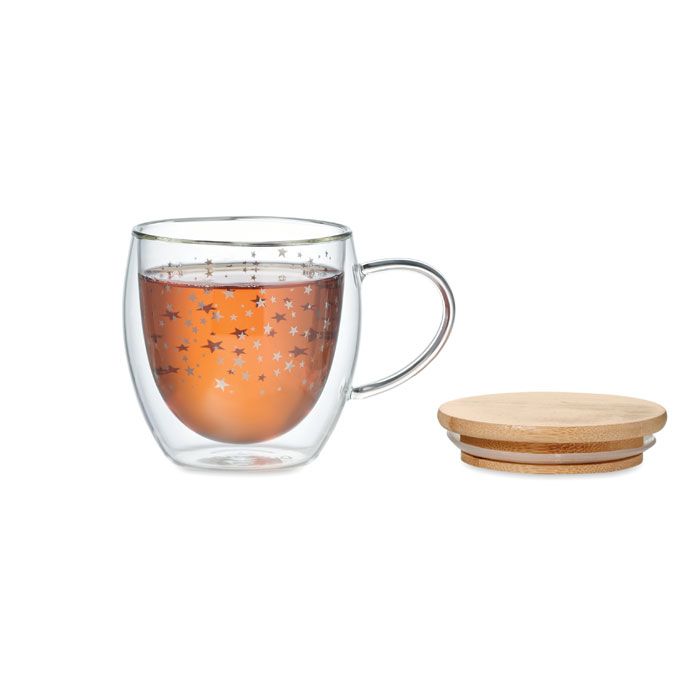  Tasse double paroi en verre