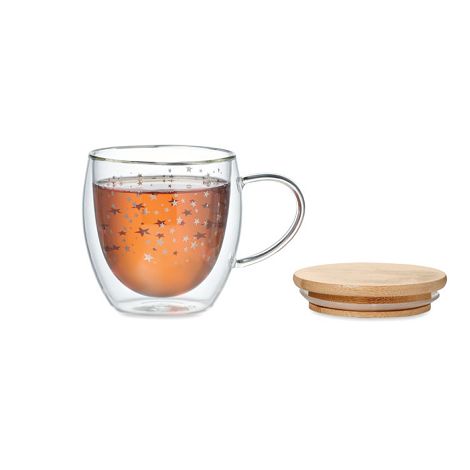  Tasse double paroi en verre