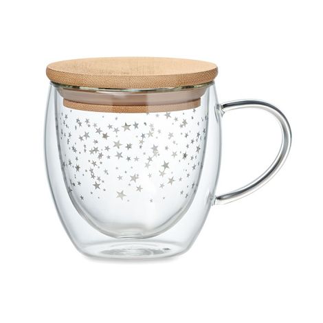  Tasse double paroi en verre