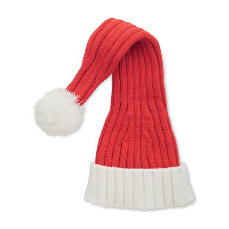  Long bonnet de Noël en tricot