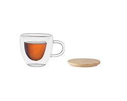 Tasse borosilicaté double paroi