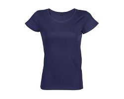 TEE-SHIRT FEMME COUPE COUSU MANCHES COURTES