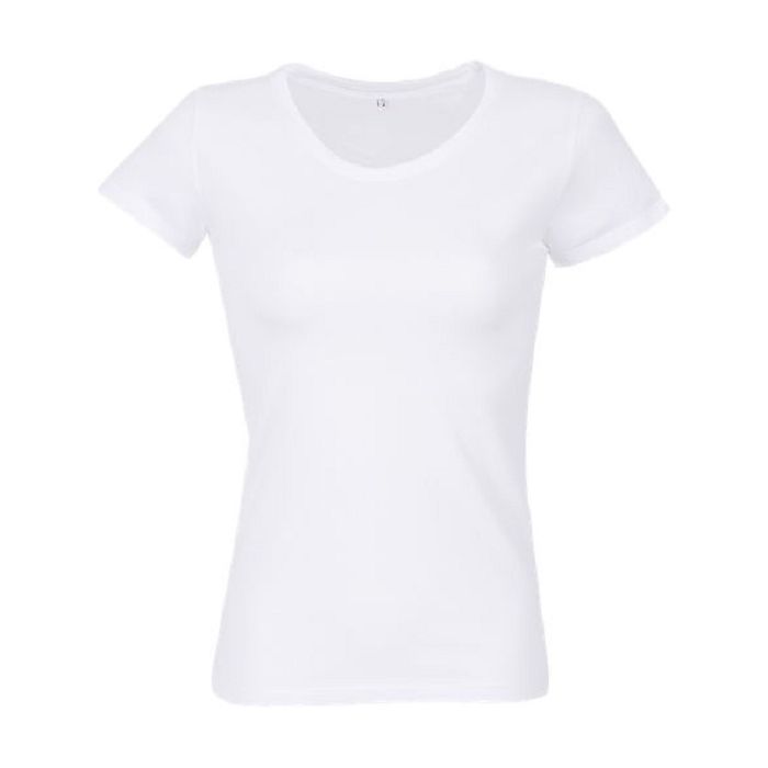  TEE-SHIRT FEMME COUPE COUSU MANCHES COURTES