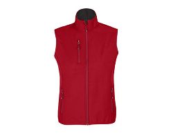 VESTE FEMME ZIPPÉE SOFTSHELL SANS MANCHE