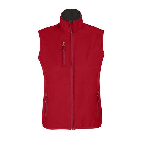  VESTE FEMME ZIPPÉE SOFTSHELL SANS MANCHE