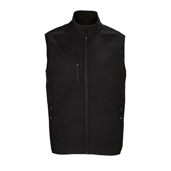  VESTE HOMME ZIPPÉE SOFTSHELL SANS MANCHE