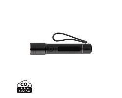 Lampe torche 3W rechargeable par USB en alu RCS Gear X