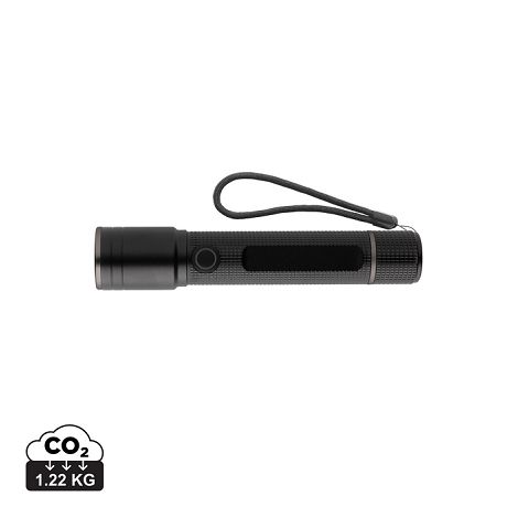  Lampe torche 3W rechargeable par USB en alu RCS Gear X