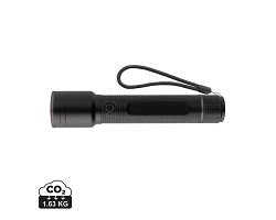 Lampe torche 10W rechargeable par USB en alu RCS Gear X