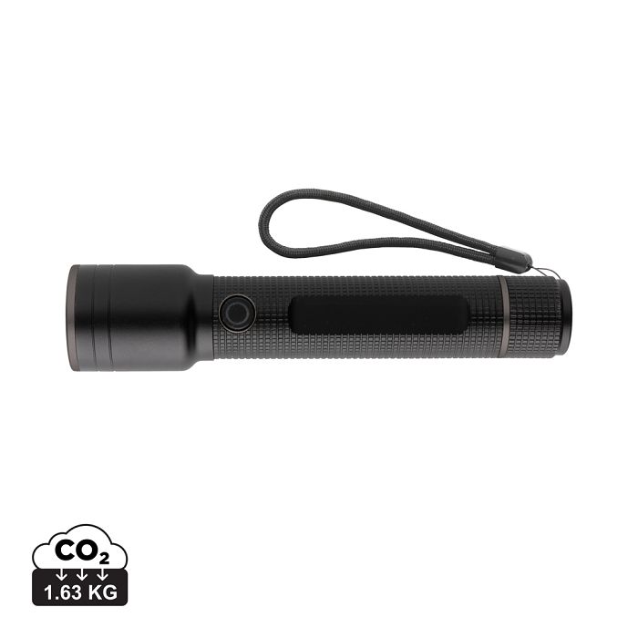  Lampe torche 10W rechargeable par USB en alu RCS Gear X