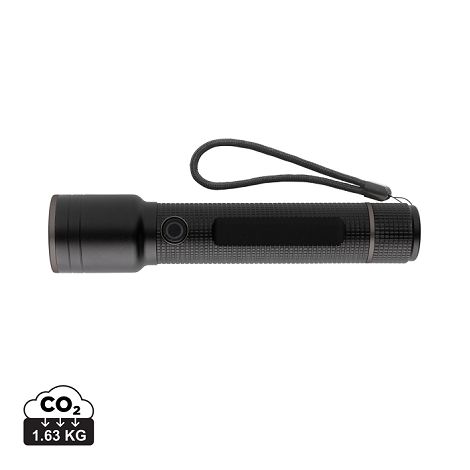  Lampe torche 10W rechargeable par USB en alu RCS Gear X