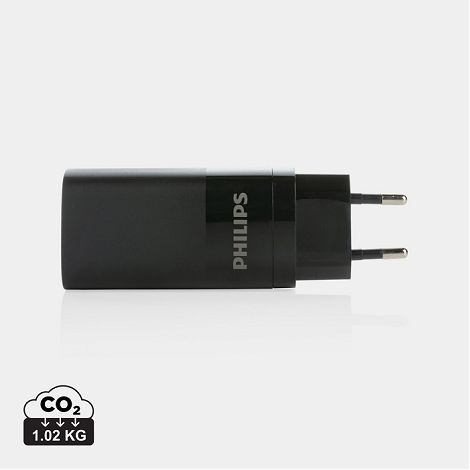  Chargeur mural USB 3 ports PD ultra-rapide Philips 65 W