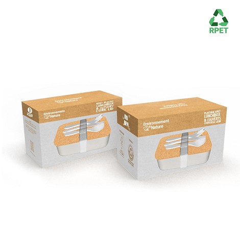 Lunch Box RPET finition liège