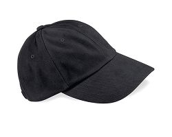 Casquette homme profil bas en coton brossé - 6 panneaux