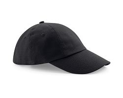 Casquette profil bas en coton drill - 6 panneaux