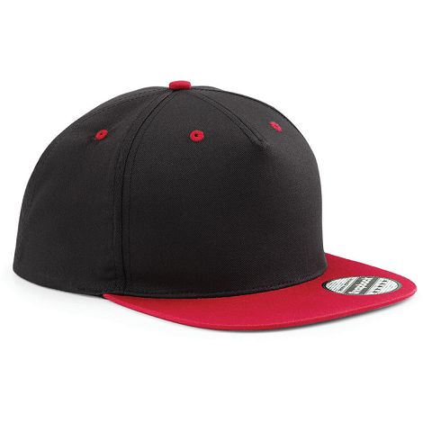  Casquette Snapback contrastée - 5 panneaux