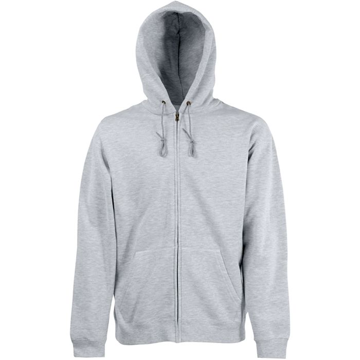  Sweat-shirt homme zippé capuche Premium (62-034-0)