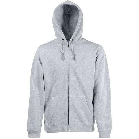  Sweat-shirt homme zippé capuche Premium (62-034-0)