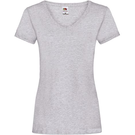  T-shirt femme col v Valueweight (61-398-0)