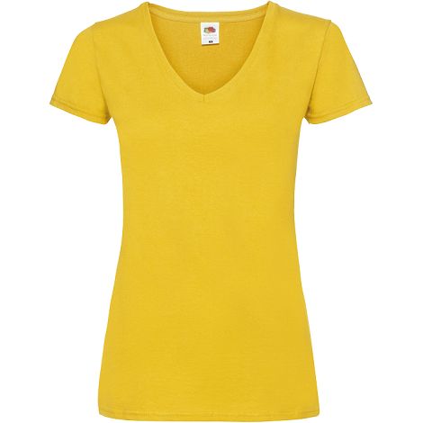  T-shirt femme col v Valueweight (61-398-0)