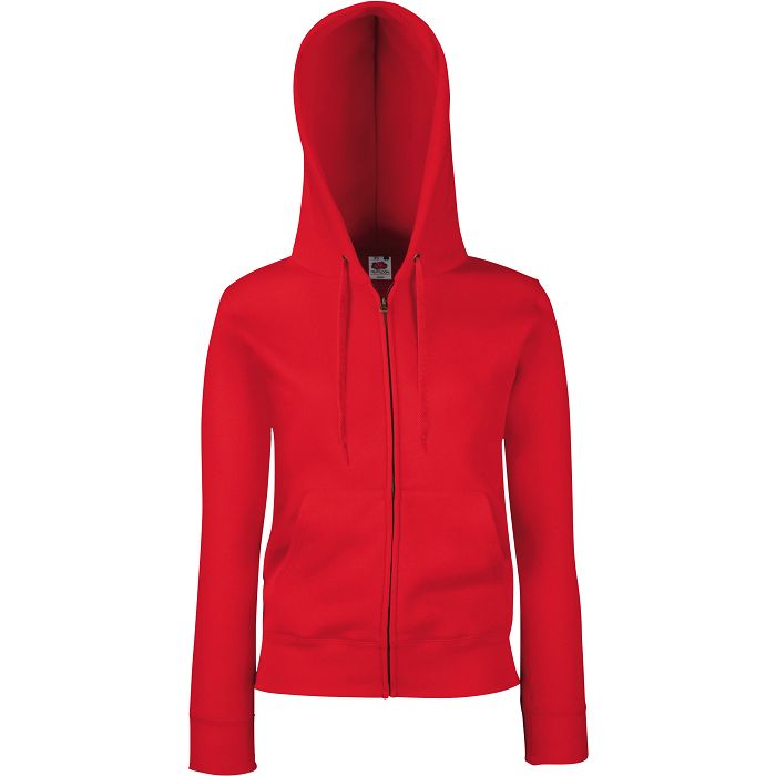  Sweat-shirt femme zippé capuche Premium (62-118-0)