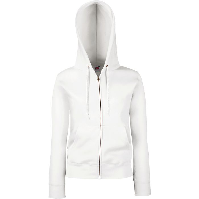  Sweat-shirt femme zippé capuche Premium (62-118-0)