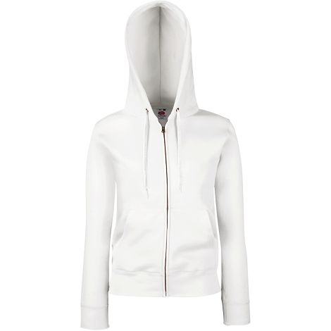  Sweat-shirt femme zippé capuche Premium (62-118-0)