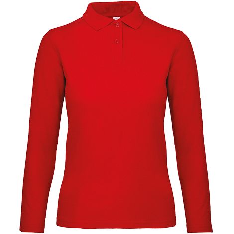  Polo femme ID.001 manches longues